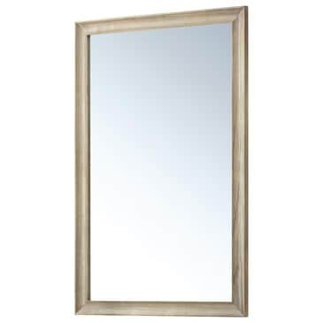 James Martin Vanities Glenbrooke 26" Rectangular Mirror in Whitewashed Oak, , large