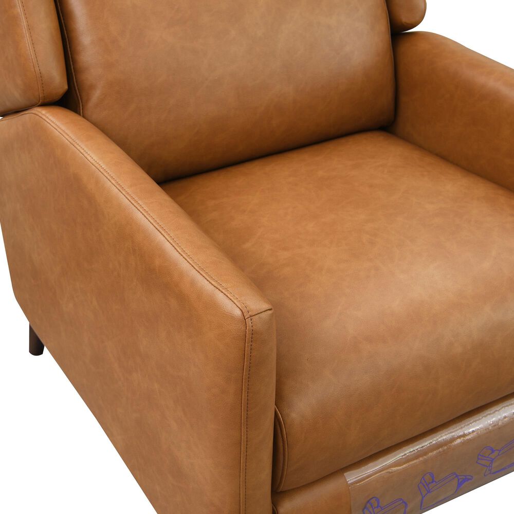 Furniture of America Selric Push Back Recliner in Brown, , large