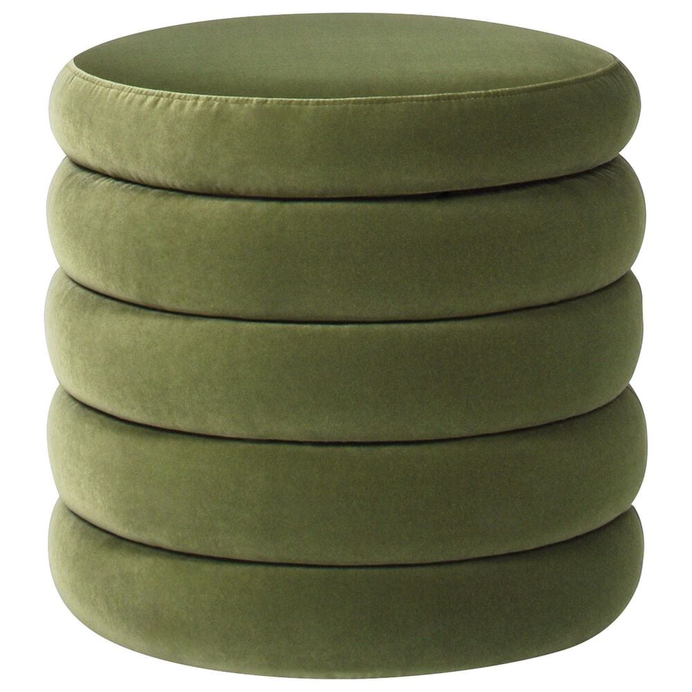 Jennifer Taylor Home Fuji Storage Ottoman in Olive Green, , large