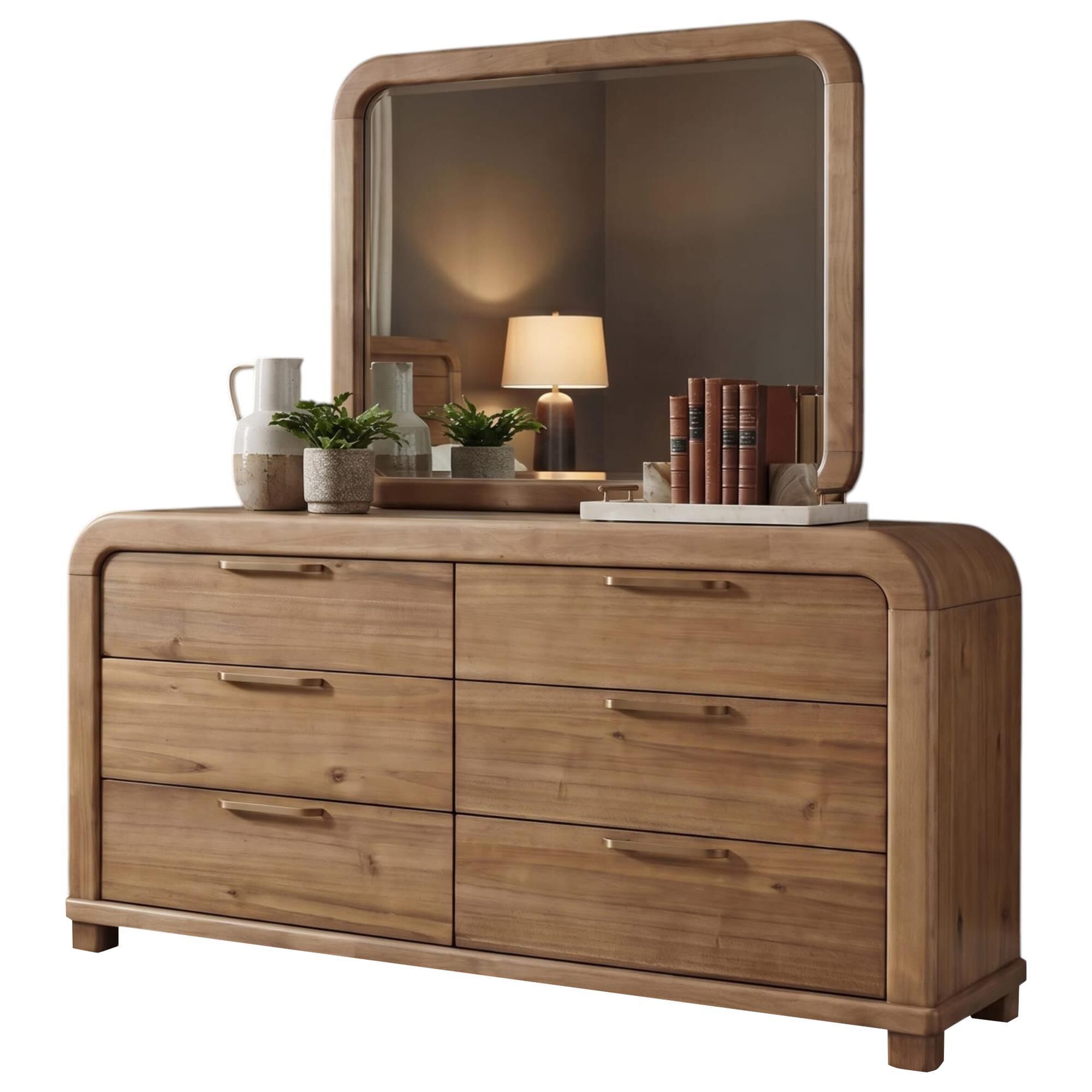 Urban Home Kione 4 Piece Queen Platform Bedroom Set in Brown