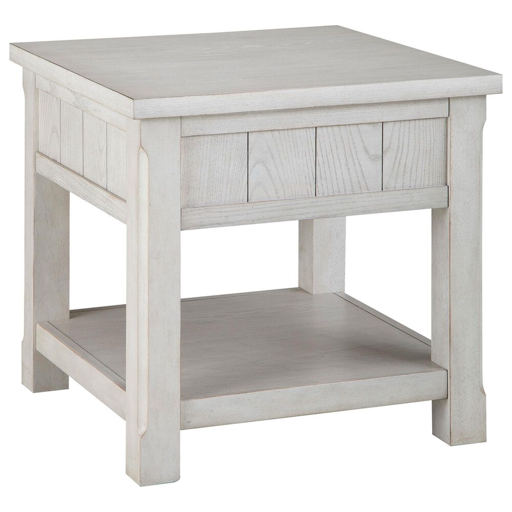 Ashley Robbinsdale Square End Table in Antique White, , large