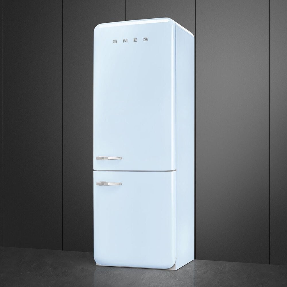 Smeg Retro Style 18 Cu. Ft. Freestanding Bottom-Mount Refrigerator in Pastel Blue, , large