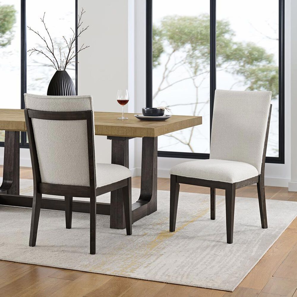 Golden Wave Furniture Sutton Place Dining Side Side Chair in Cocoa, , large