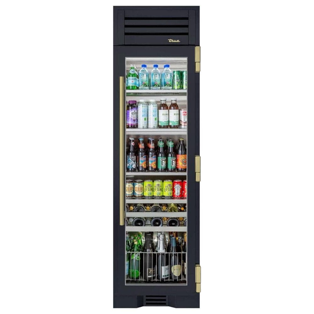 True Residential 15.4 Cu. Ft. Beverage Column with Brass Handle in Juniper, , large
