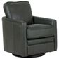 Italiano Furniture Turner Swivel Glider Chair in Forest Green, , large