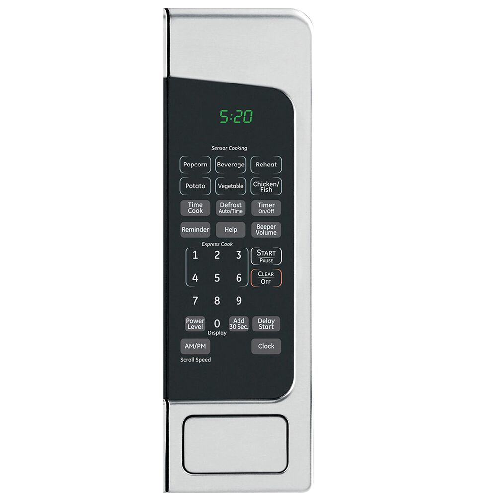GE Appliances 2.0 Cu. Ft. Countertop Microwave Oven in Black and Stainless Steel, , large