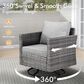HOMLUX 8-Piece Outdoor Patio Furniture in  Dark Grey, , large