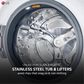 LG 7.4 Cu. Ft. Smart Front Load Electric Dryer with TurboSteam in White, , large