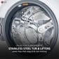 LG 7.4 Cu. Ft. Smart Front Load Electric Dryer with TurboSteam in White, , large