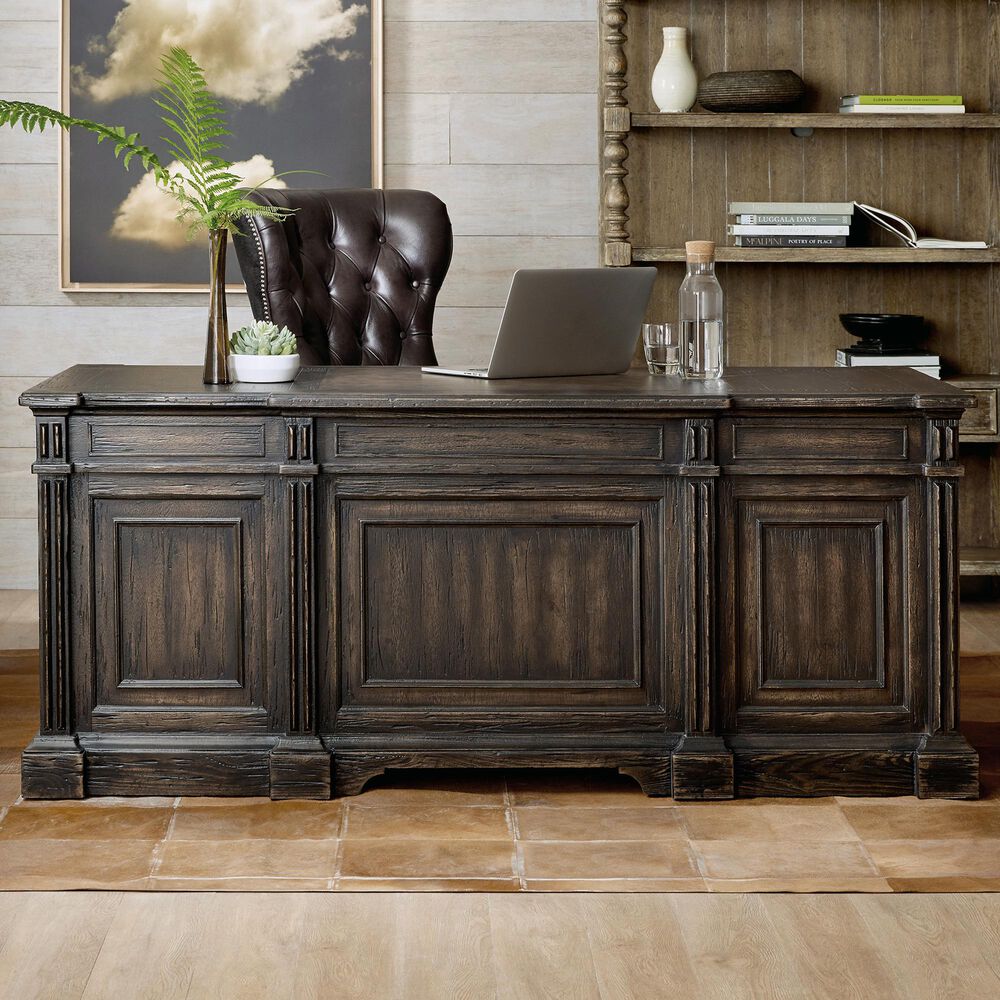 Hooker Furniture La Grange San Felipe Executive Desk in Brown, , large
