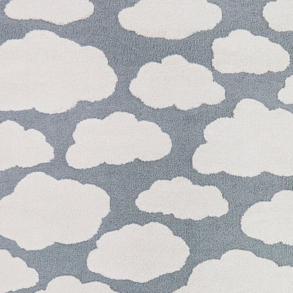 Balta Rugs Cocoon Cumulus Teal 5'3" x 7' Kids Area Rug, , large