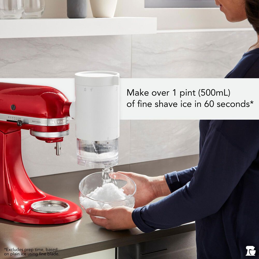 Cool Off This Summer With The New KitchenAid Ice Shaver Attachment!