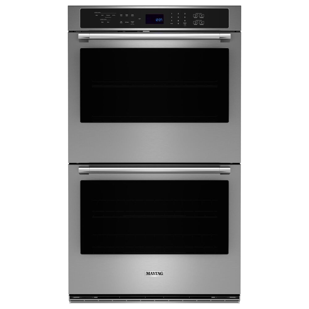Maytag 27" Double Wall Oven with Air Fry and Basket in Fingerprint Resistant Stainless Steel, , large