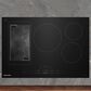 KitchenAid 30" Induction Cooktop with 5 Cooking Zones in Black and Stainless Steel, , large
