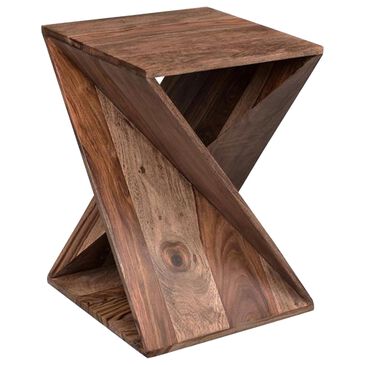 Linden Boulevard Accent Table in Nut Brown, , large
