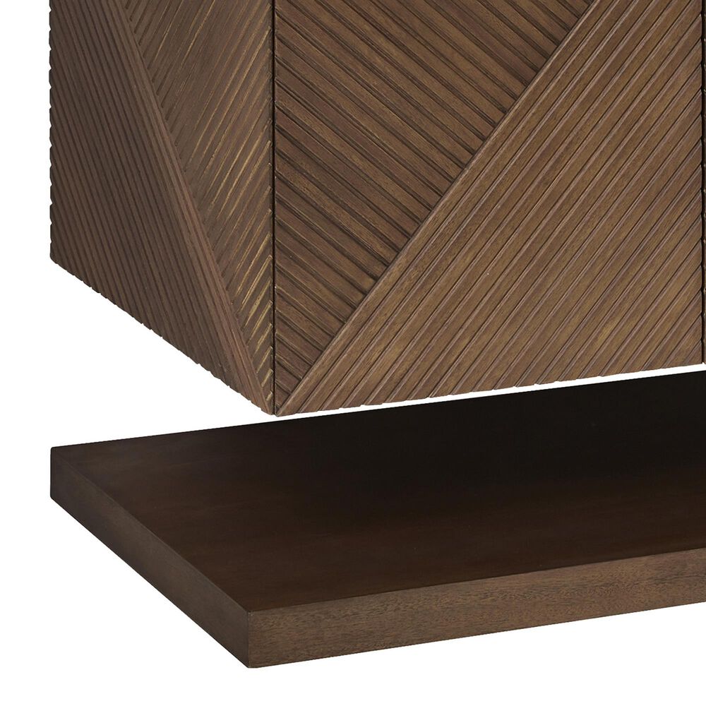 James Martin Vanities Marcello 48" Wall Mounted Single Bathroom Vanity in Chestnut with 3 cm Parisien Bleu Quartz Top and Rectangular Sink, , large