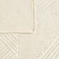Duke Imports Virah Bella Micromink 3-Piece King Quilt Set in Striped Ivory Weave, , large