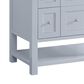 James Martin Vanities Breckenridge 36" Single Bathroom Vanity Cabinet in Serenity Blue, , large