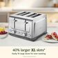 Cuisinart 2-Slice XL Slot Stainless Steel Toaster, , large
