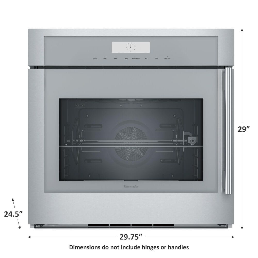 Thermador 30&quot; Masterpiece Single Built-In Oven with Left Side Opening Door in Stainless Steel, , large