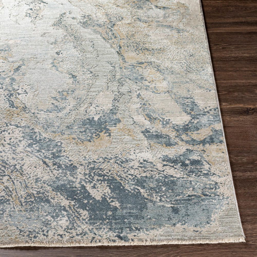 Surya Brunswick 7&#39;10&quot; x 10&#39;3&quot; Sage, Gray, White and Blue Area Rug, , large