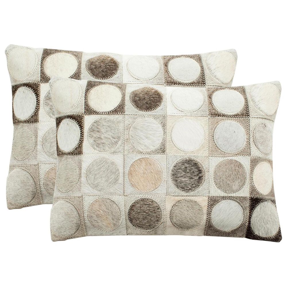 Safavieh Brigitte Pillow in Grey, , large