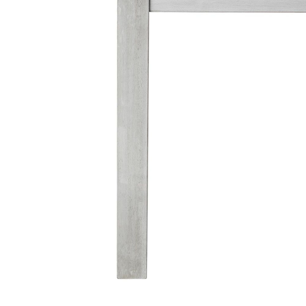 Safavieh Alda 4-Piece Outdoor Set with Accent Pillows in Grey Wash, White, Light Blue, , large