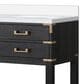 Lexora Home Norwalk 60" Double Bathroom Vanity in Black Oak with White Quartz Top and Rectangular Sinks, , large