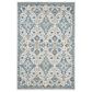 Safavieh Evoke EVK224C 12" x 18" Ivory and Light Blue Area Rug, , large