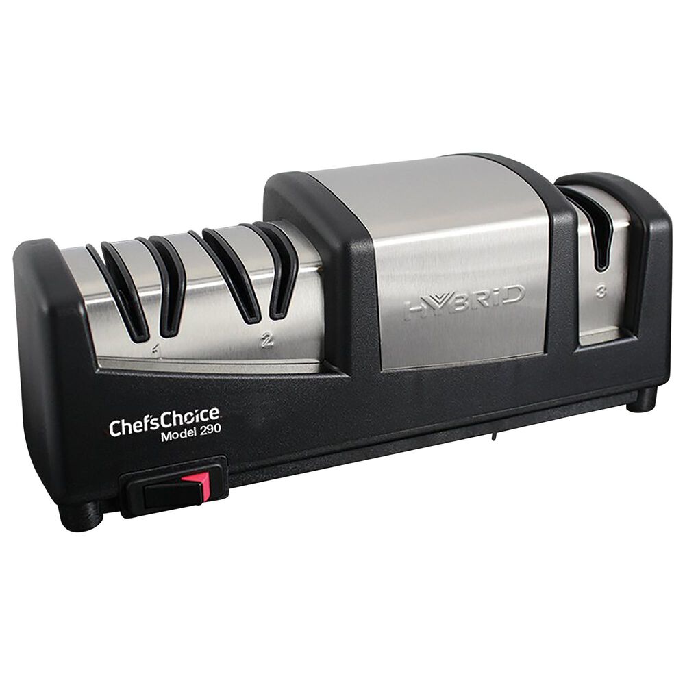 Chef"s Choice 2-Stage Hybrid AngleSelect Diamond Hone Knife Sharpener in Black, , large