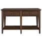 Belle Furnishings Lake House Sofa Table in Rustic Brown, , large