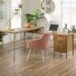 Sauder Coral Cape L-Shaped Desk in Sindoori Mango and Satin Gold, , large