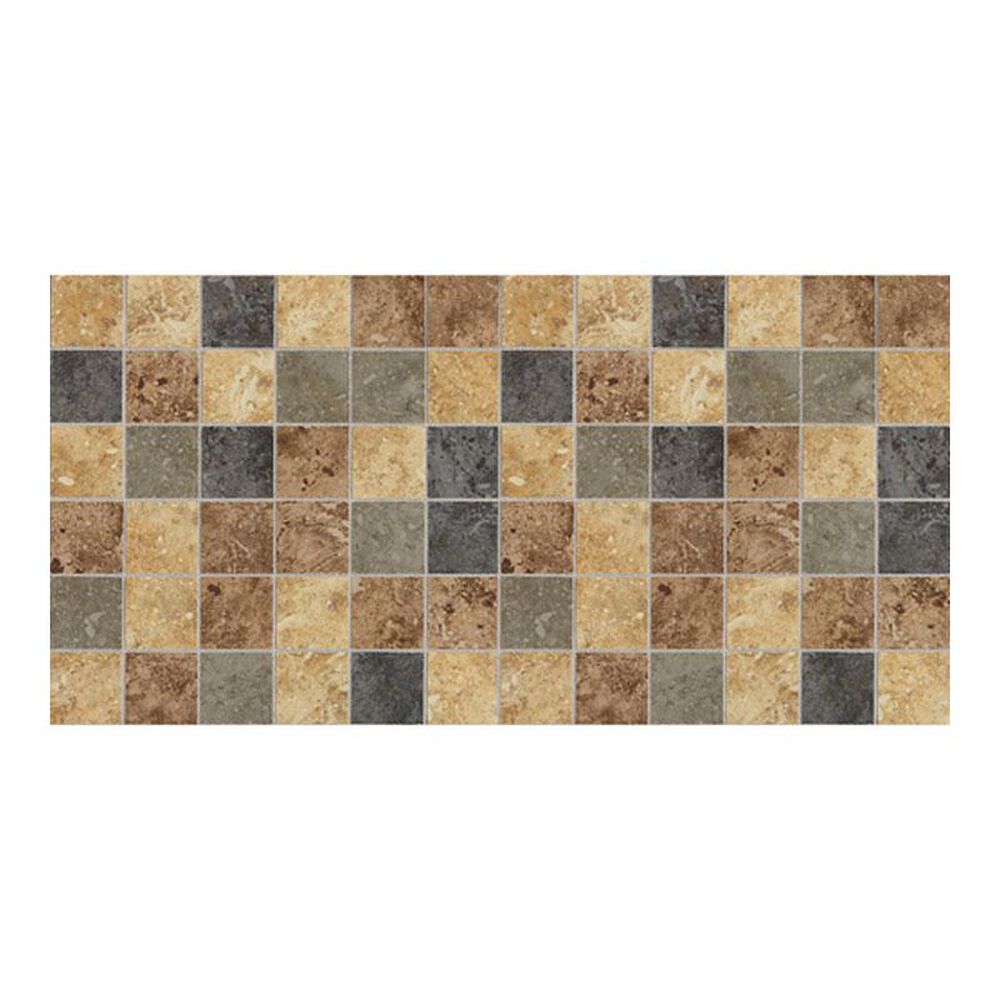 Dal-Tile Heathland Sunset 12" x 24" Ceramic Mosaic Sheet, , large