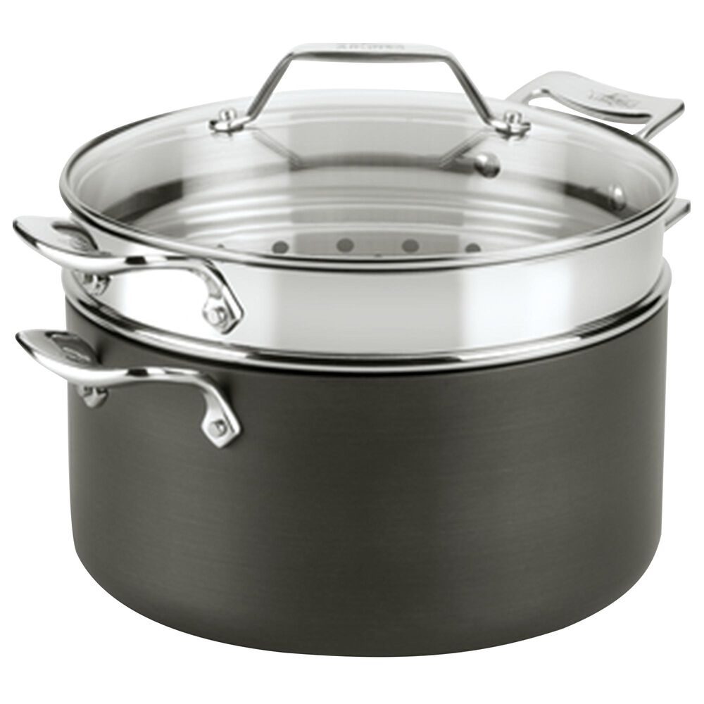 All-Clad 7 Qt Essentials Nonstick Multi-Pot in Black and Silver, , large