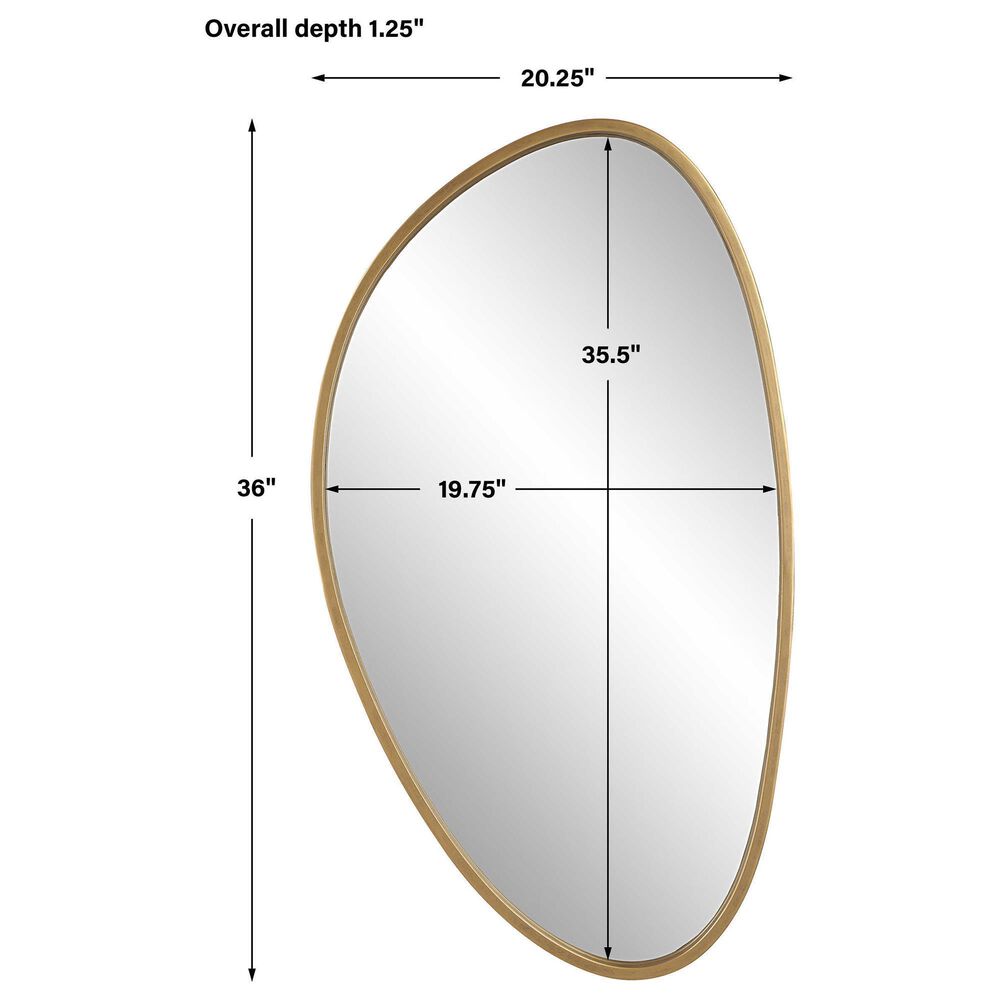 Uttermost Boomerang Mirror in Gold, , large