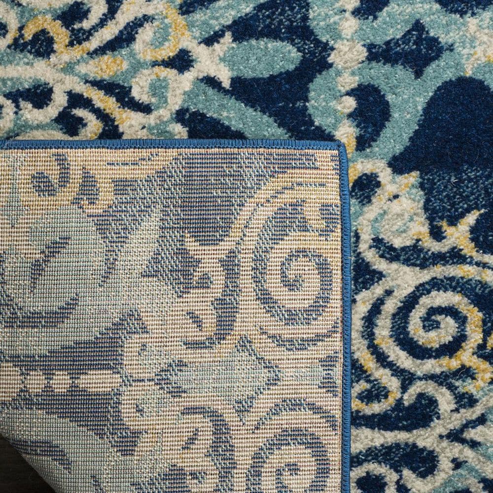 Safavieh Evoke EVK230A-4 4&#39; x 6&#39; Royal/Light Blue Area Rug, , large