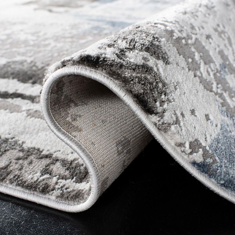 Safavieh Craft CFT820F 2'3" x 10' Grey and Blue Runner, , large