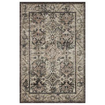 Magnolia Home Lindsay LIS-04 7"9" x 9"9" Charcoal and Beige Area Rug, , large