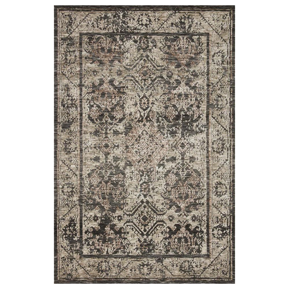 Magnolia Home Lindsay LIS-04 7"9" x 9"9" Charcoal and Beige Area Rug, , large