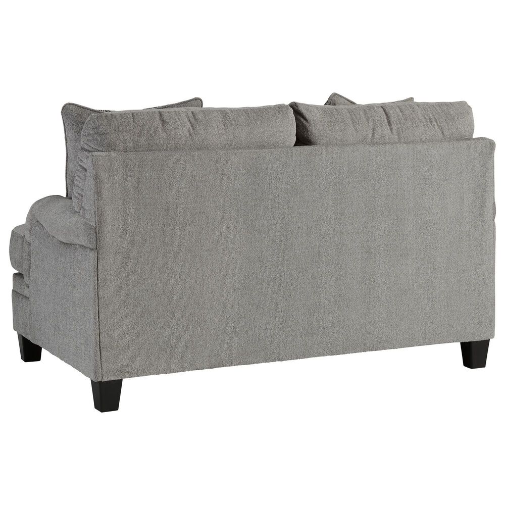 Ashley Davinca Stationary Loveseat in Charcoal, , large