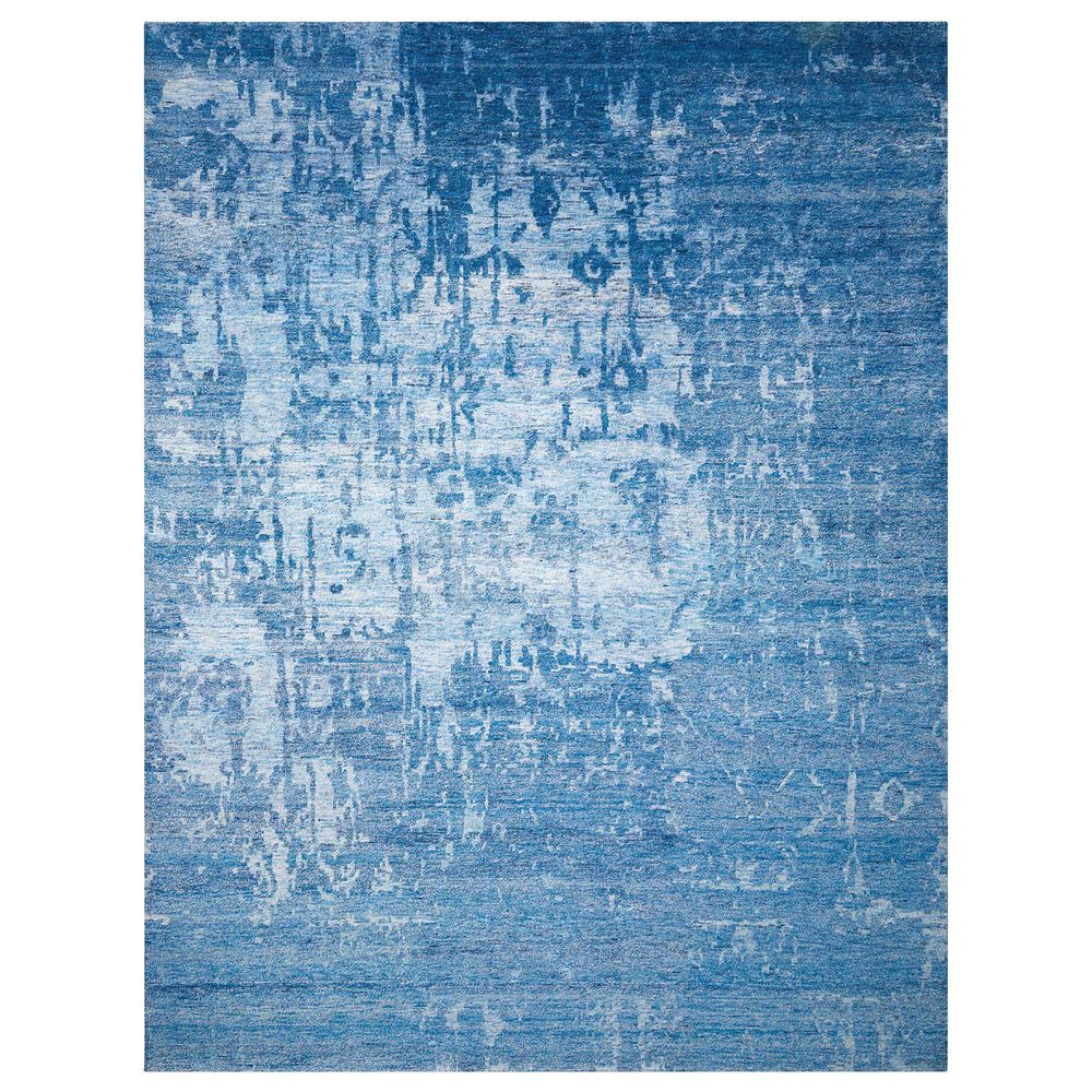 Nourison Silk Shadows SHA10 9'9" x 13'9" Ocean Area Rug, , large