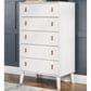 Ashley Aprilyn 5-Drawer Chest in White, , large