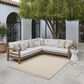 ROW by Oriental Weavers Zarina Striped Beige and Ivory 7"10" x 10" Indoor/Outdoor Area Rug, , large