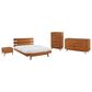 Natural Bamboo Furnishings Currant 4-Piece Queen Bedroom Set in Amber, , large