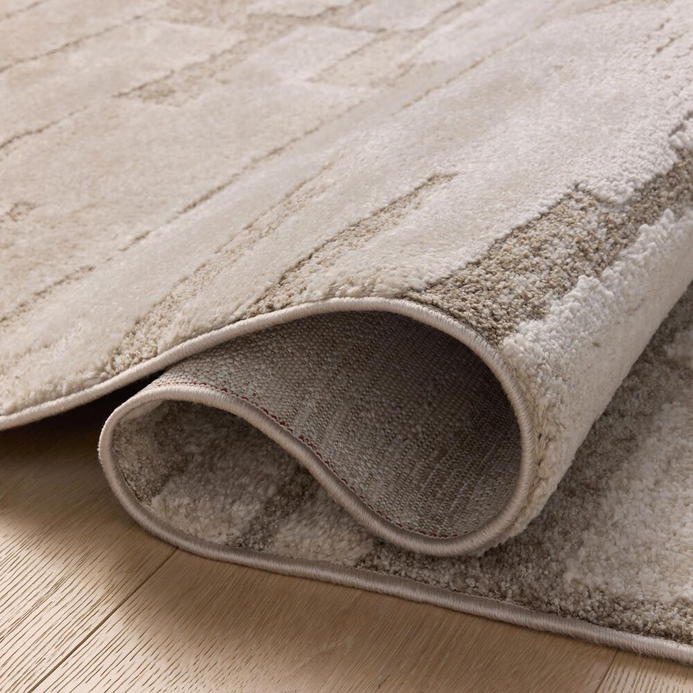 Amber Lewis x Loloi Monty 9&#39;2&quot; x 13&#39; Taupe and Beige Area Rug, , large