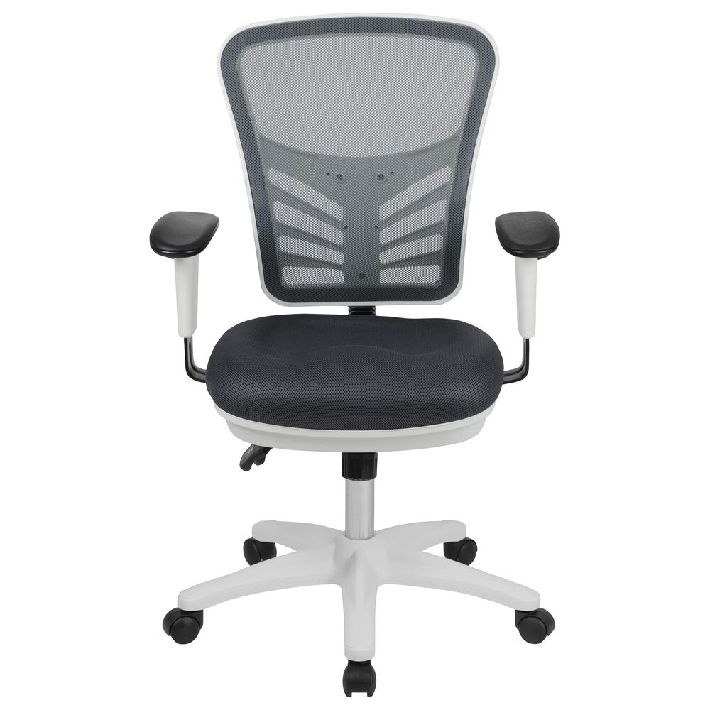 Flash Furniture 44.25&quot; Executive Swivel Chair in Gray, , large