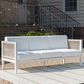 Linon Home Decor Claiborne 3-Seater Outdoor Sofa in White, , large