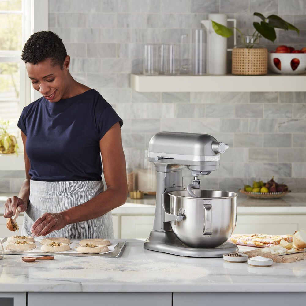 KitchenAid 7 Quart Bowl-Lift Stand Mixer in Contour Silver and Stainless Steel, , large