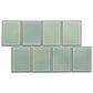 Emser Cuadro Sky 4" x 5" on 9" x 14" Flat Porcelain Mosaic Sheet, , large