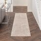 Nourison Exhale 2"2" x 7"6" Mocha and Ivory Runner, , large